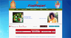 Desktop Screenshot of findpoojari.com